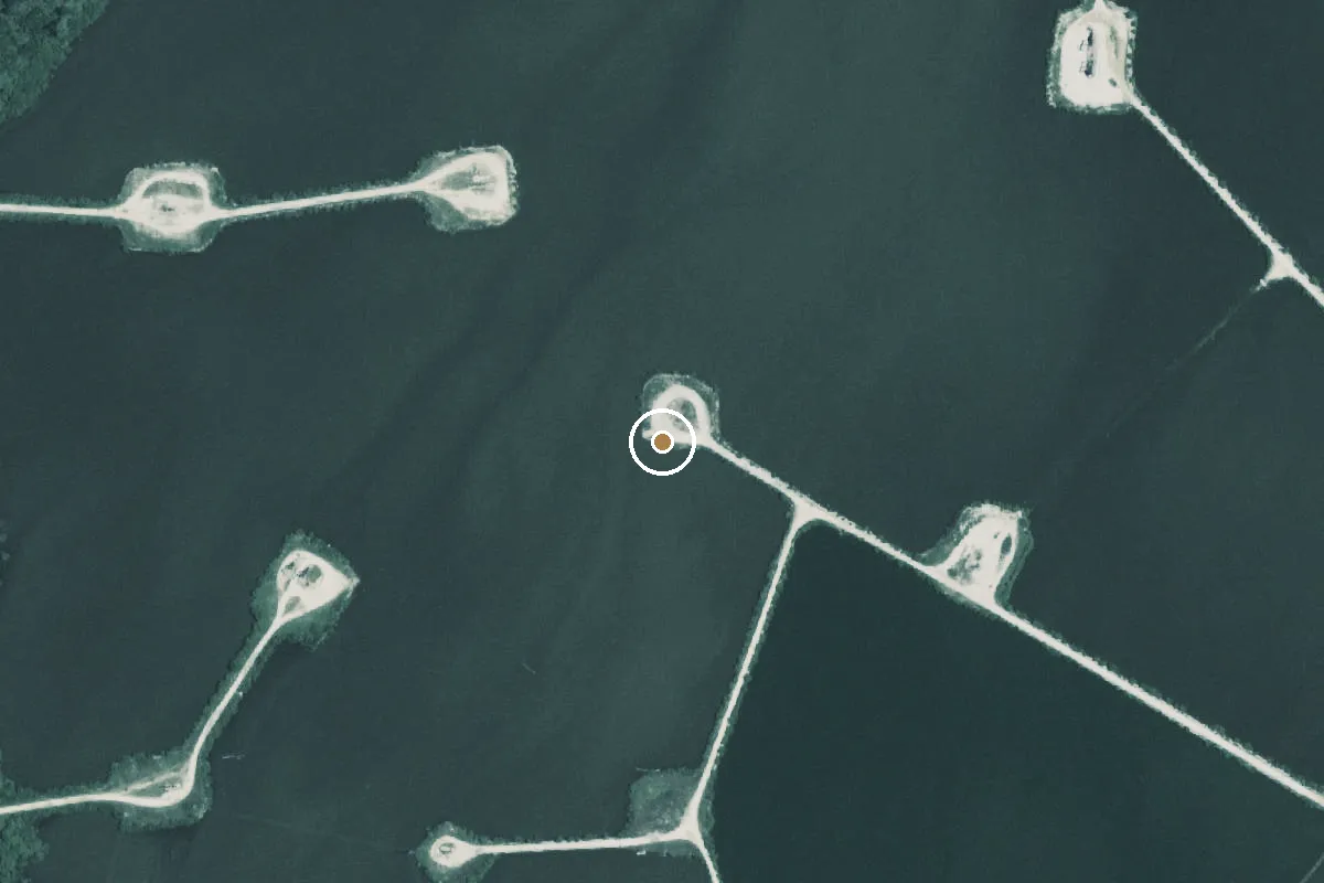 Aerial view of Hagerman National Wildlife Refuge Boat Ramp