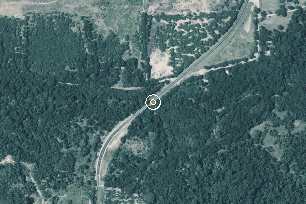 Aerial view of Hendrick Arnold Nature Park Boat Ramp