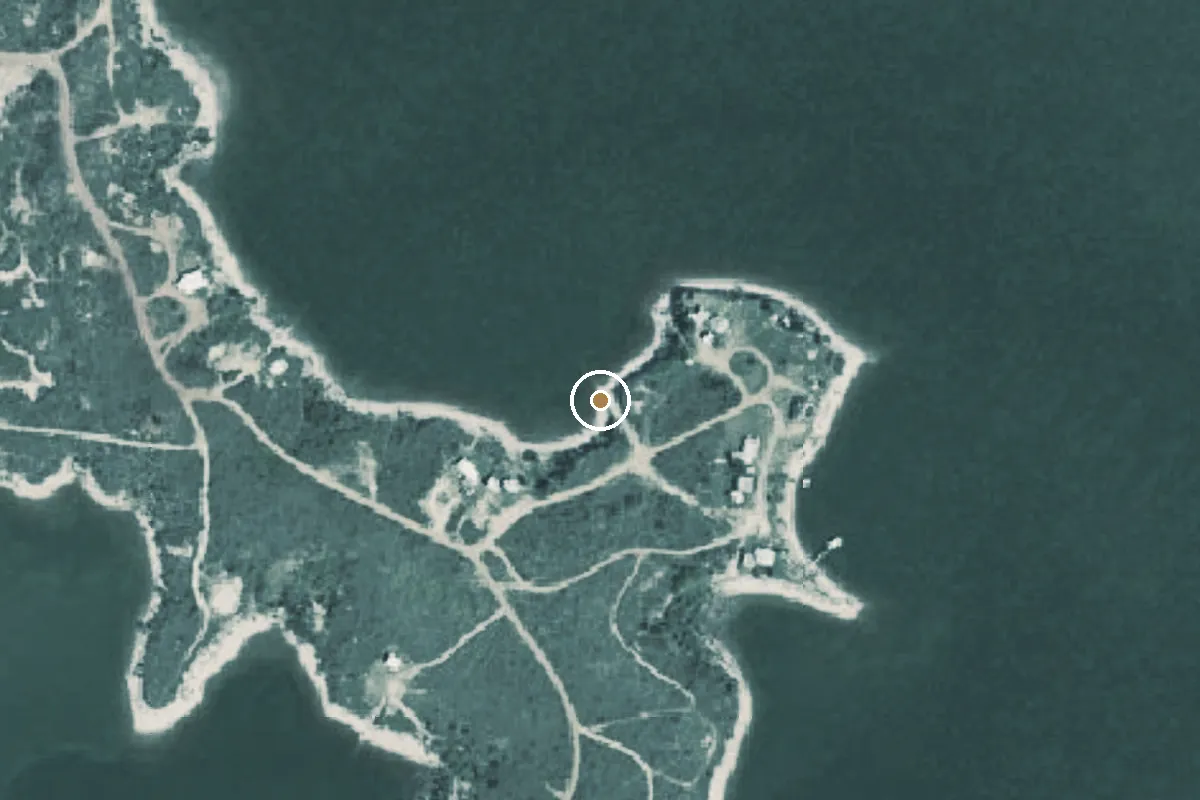 Aerial view of Herring Point Ramp Boat Ramp