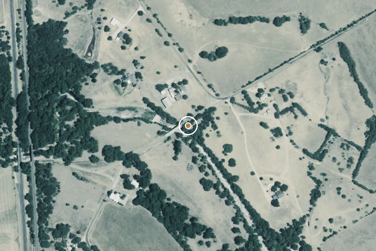 Aerial view of Hog Creek Boat Ramp
