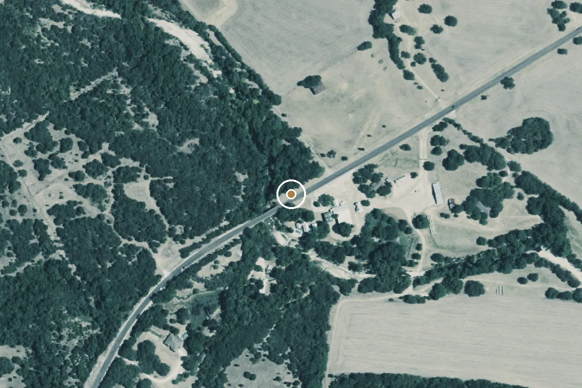 Aerial view of Hog Creek Boat Ramp