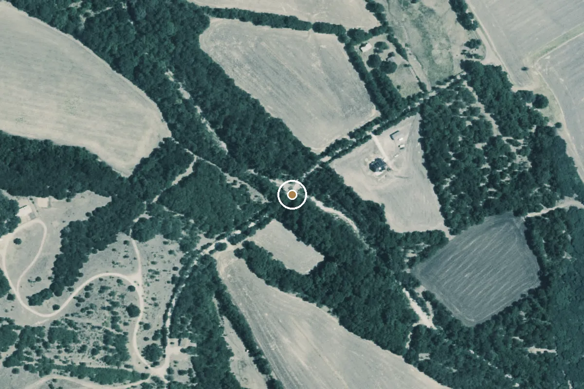 Aerial view of Hog Creek Boat Ramp