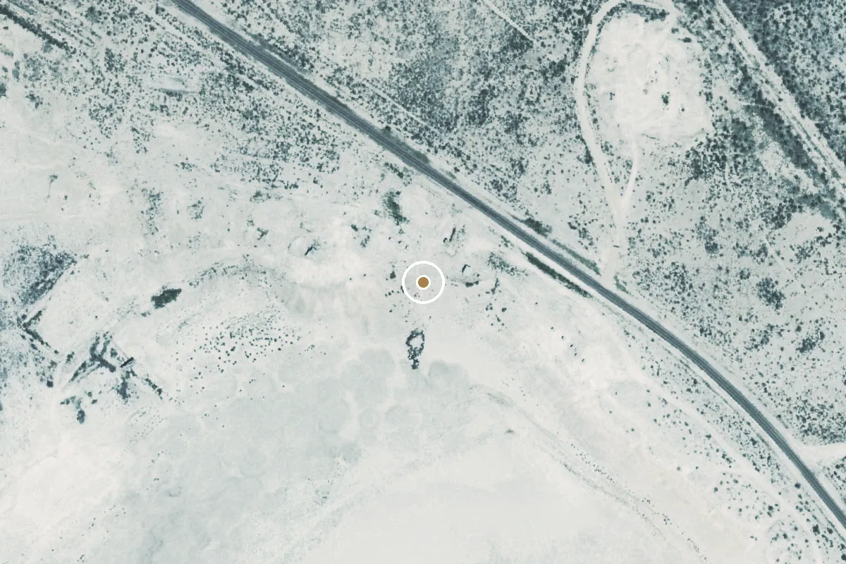 Aerial view of Imperial Reservoir Boat Ramp