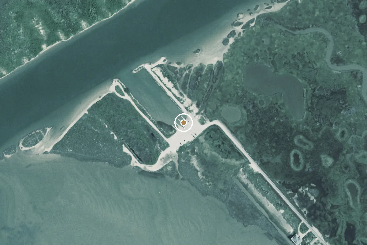 Aerial view of Intracoastal Canal Boat Ramp