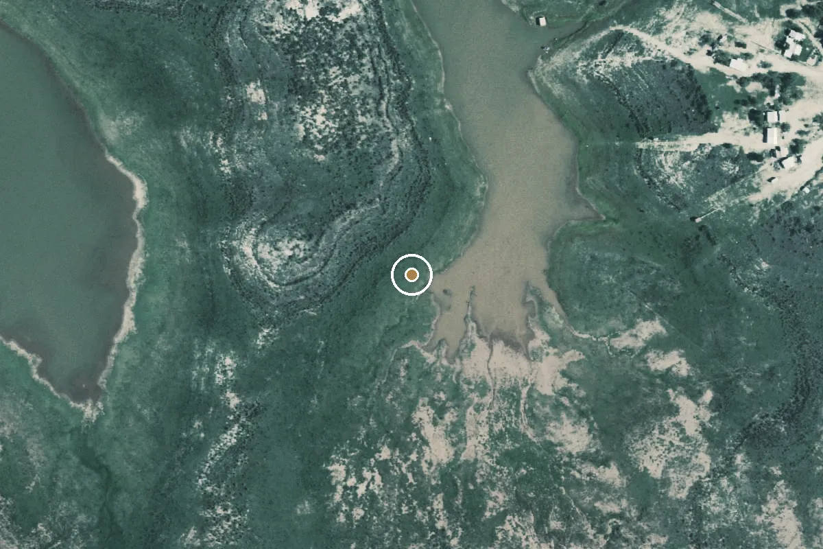 Aerial view of J. B. Thomas Boat Ramp