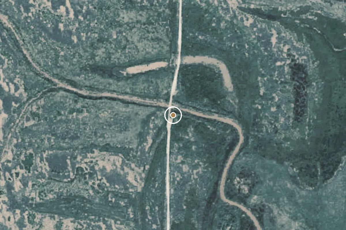 Aerial view of J. B. Thomas Boat Ramp
