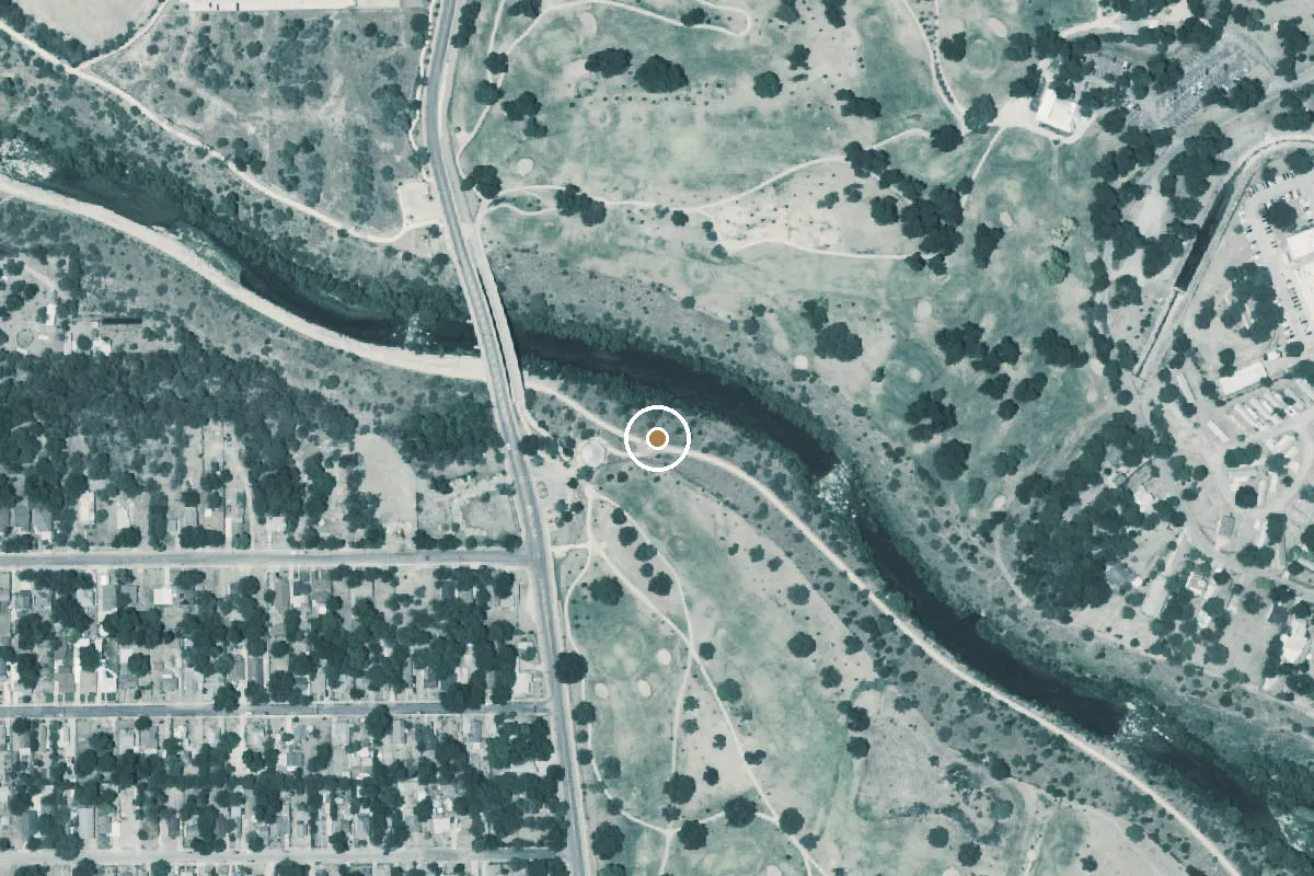 Aerial view of Kayak Launch