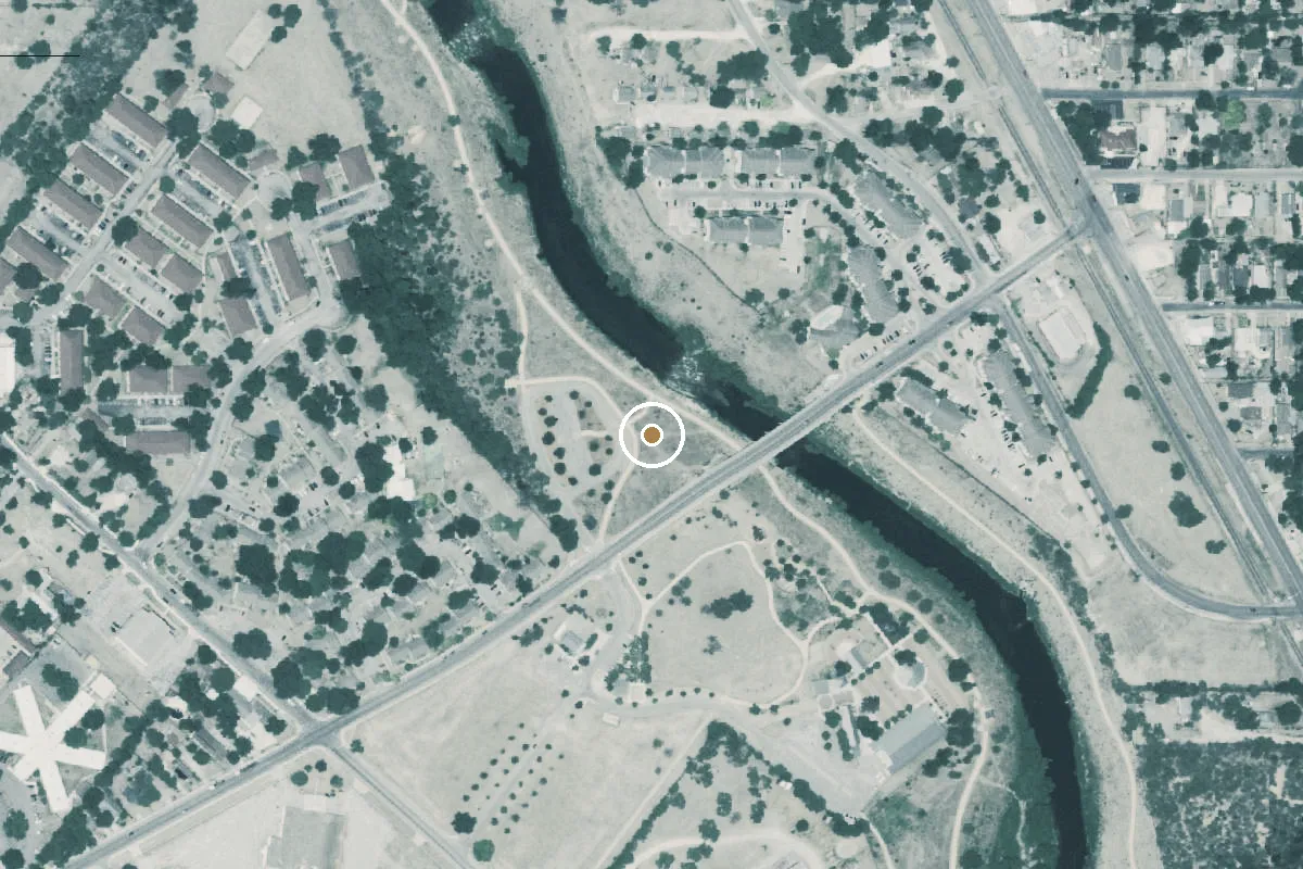 Aerial view of Kayak Launch