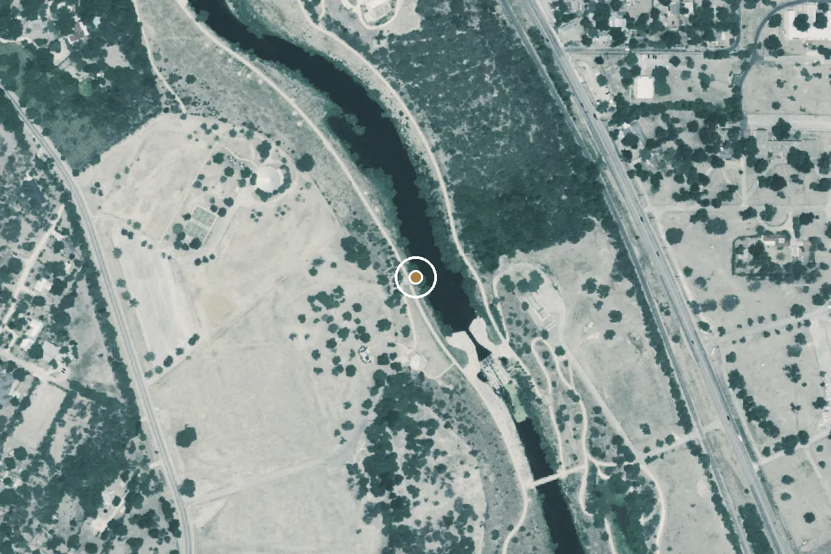 Aerial view of Kayak Launch