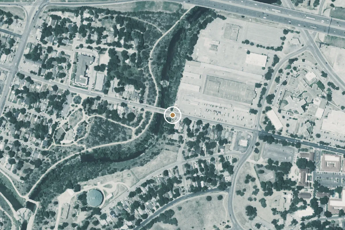Aerial view of Kayak Launch