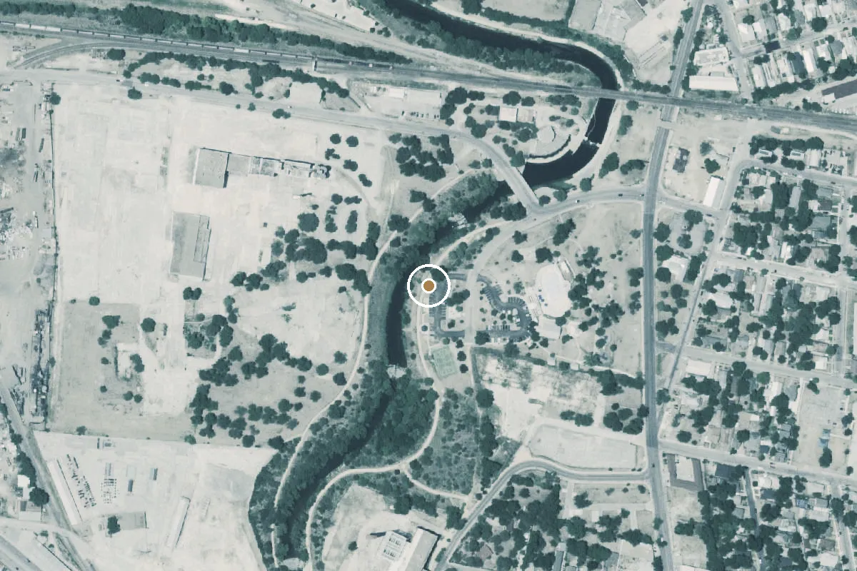 Aerial view of Kayake Launch