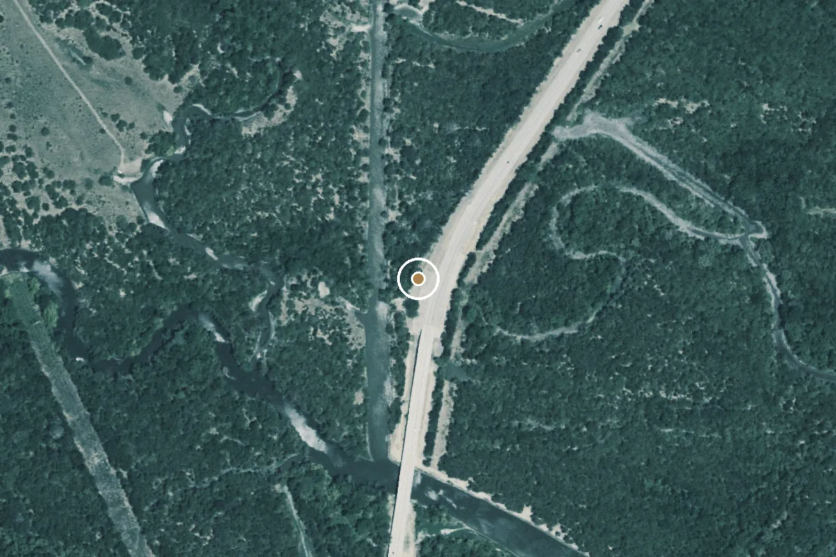 Aerial view of Kings Creek Boat Ramp