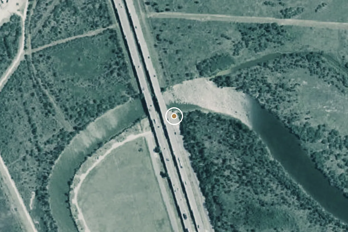 Aerial view of Labonte Park Boat Ramp