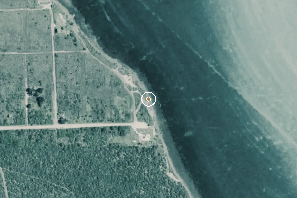 Aerial view of Laguna Atascosa National Wildlife Refuge Boat Ramp