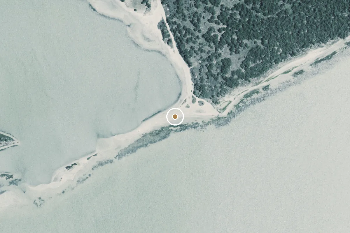 Aerial view of Laguna Salada Bay Boat Ramp