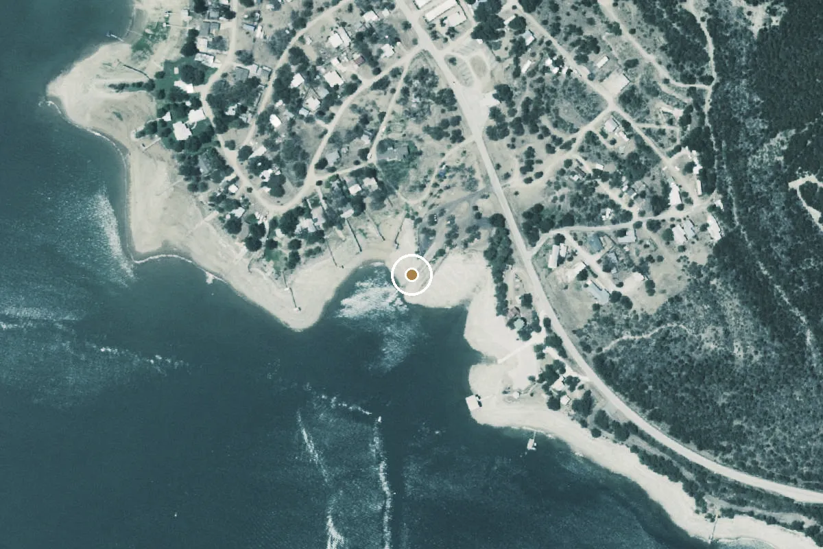 Aerial view of Lake Buchanan Boat Ramp