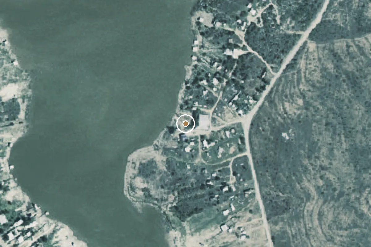 Aerial view of Lake Colorado City Boat Ramp