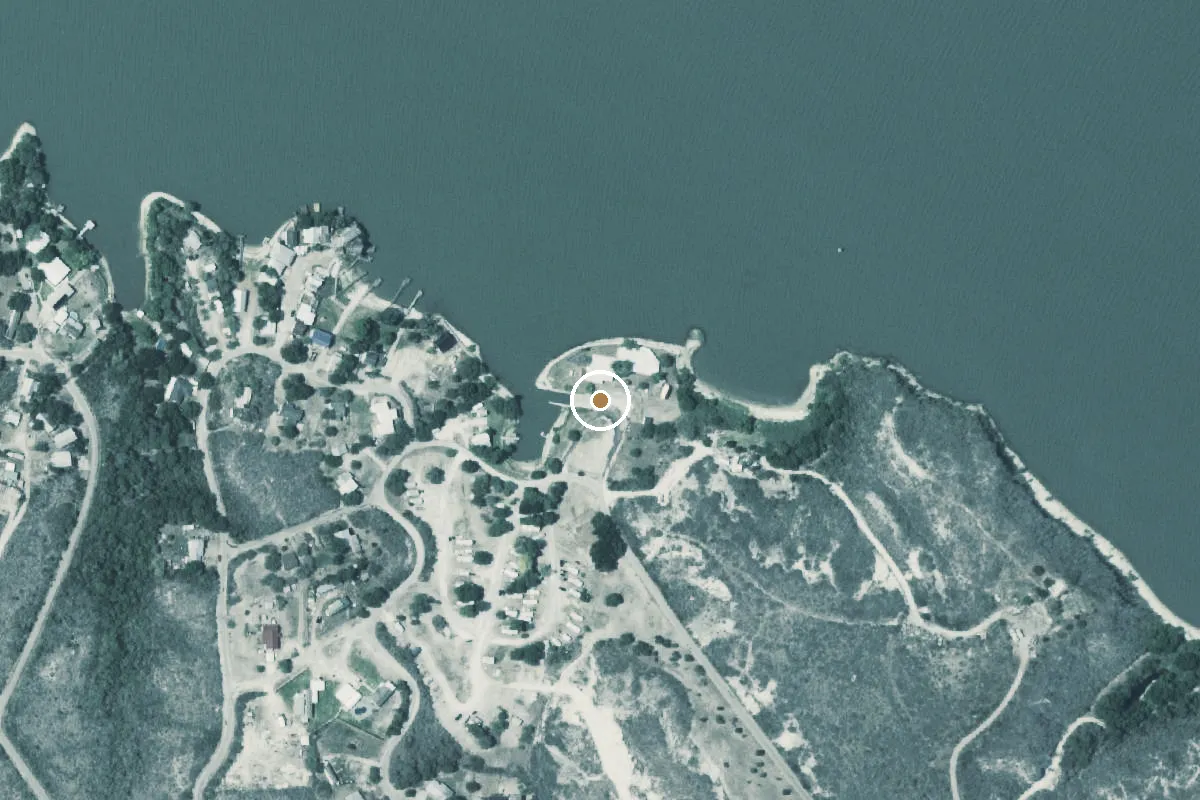 Aerial view of Lake Corpus Christi Boat Ramp
