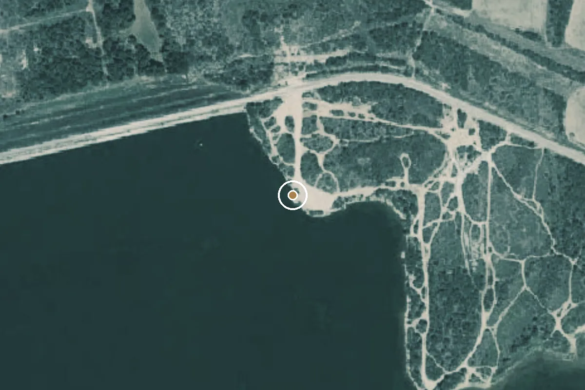 Aerial view of Lake Ft. Phantom Boat Ramp