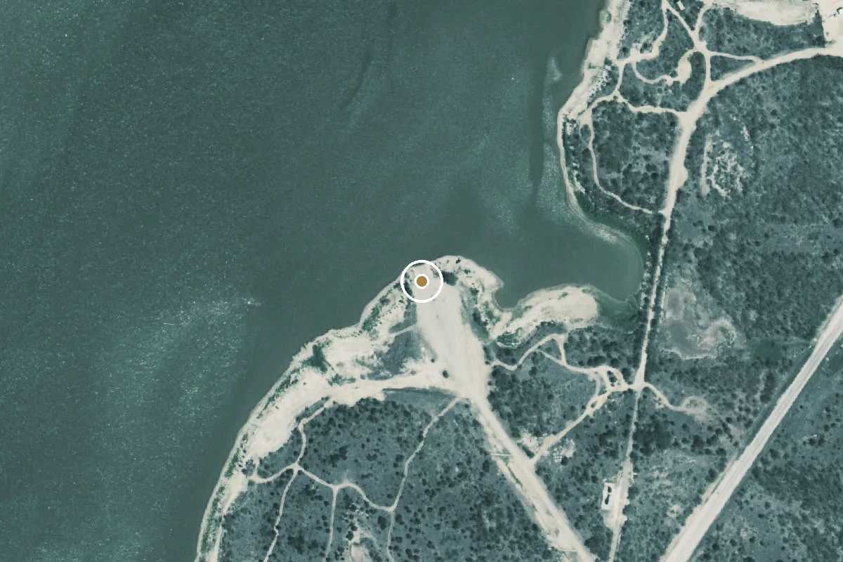 Aerial view of Lake Ft. Phantom Boat Ramp