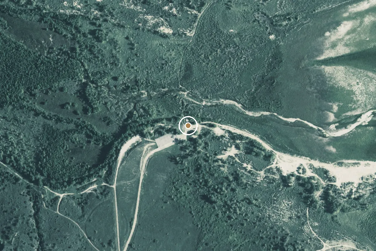 Aerial view of Lake Greenbelt Boat Ramp