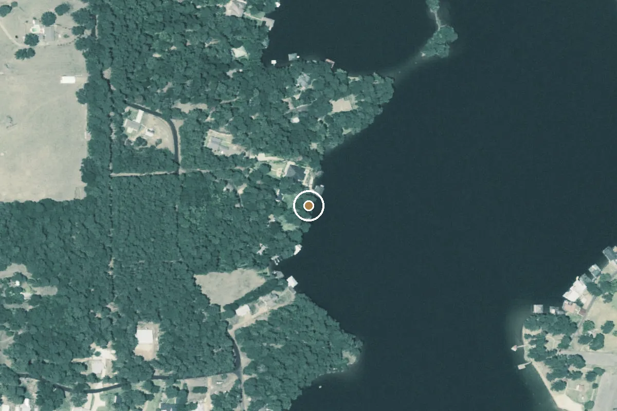 Aerial view of Lake Jacksonville Boat Ramp