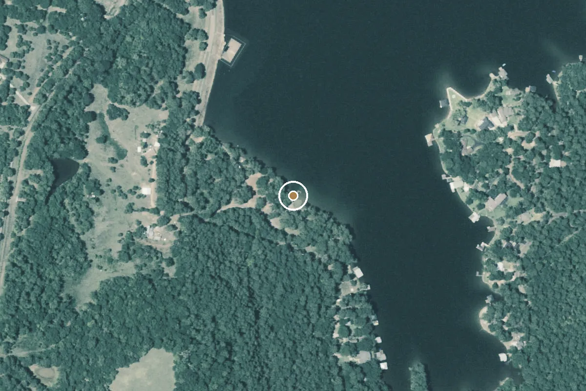 Aerial view of Lake Jacksonville Boat Ramp