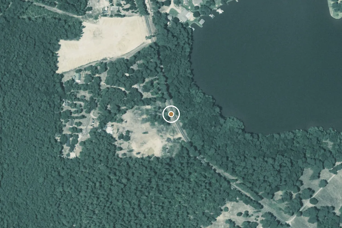 Aerial view of Lake Jacksonville Boat Ramp