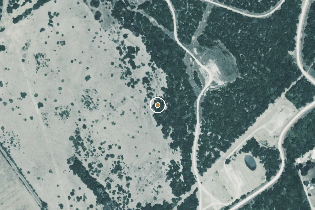 Aerial view of Lake Limestone Boat Ramp