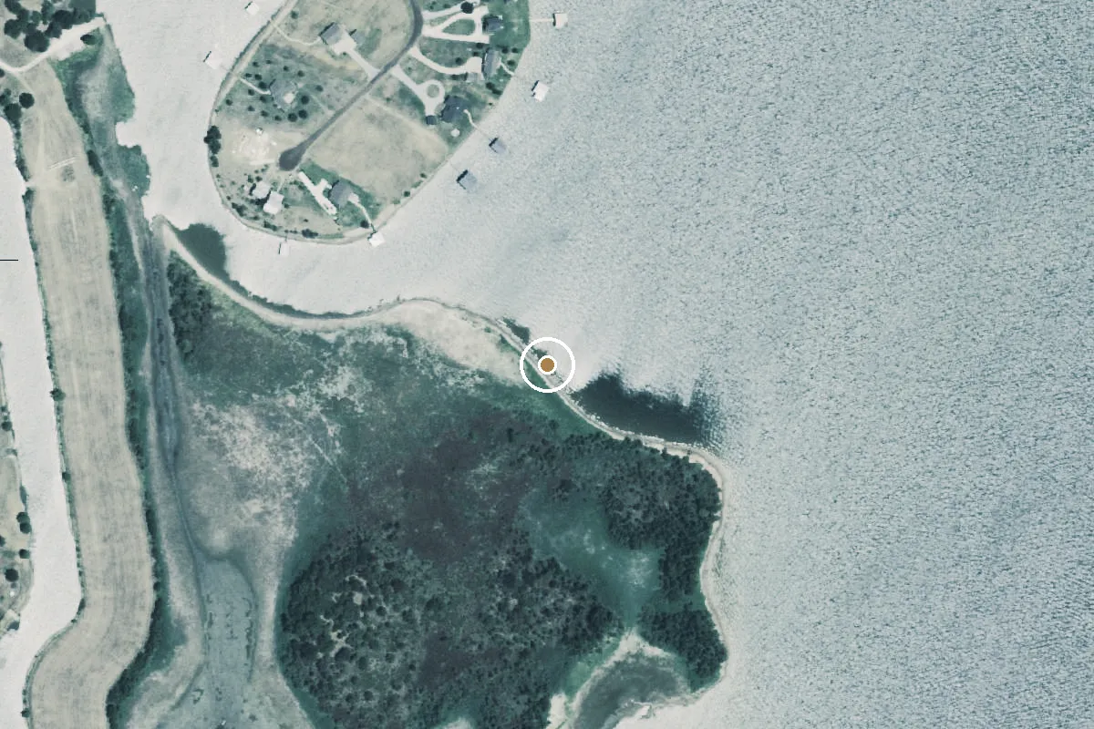 Aerial view of Lake Limestone Boat Ramp