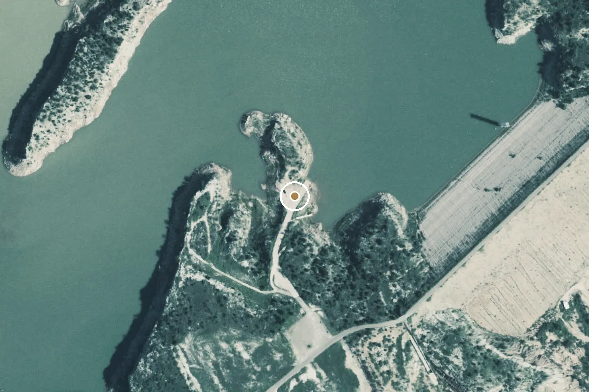 Aerial view of Lake McKensie Boat Ramp