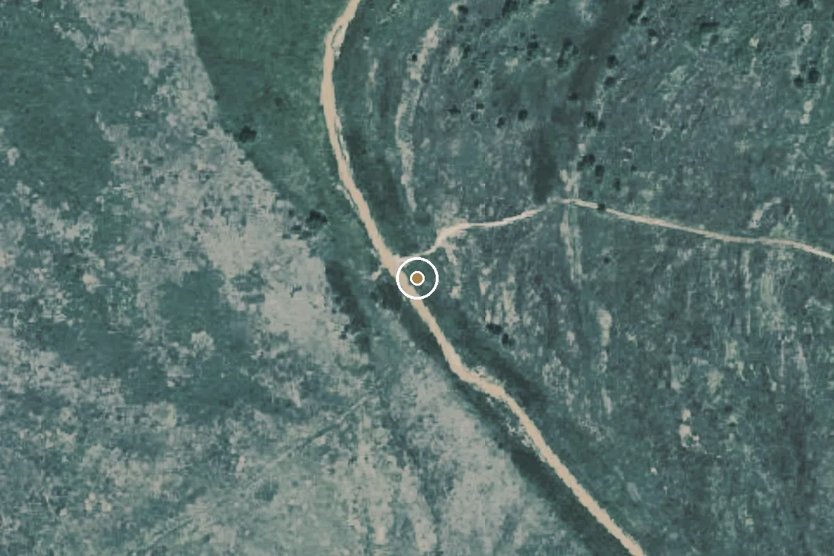 Aerial view of Lake Meredith National Recreation Area Boat Ramp