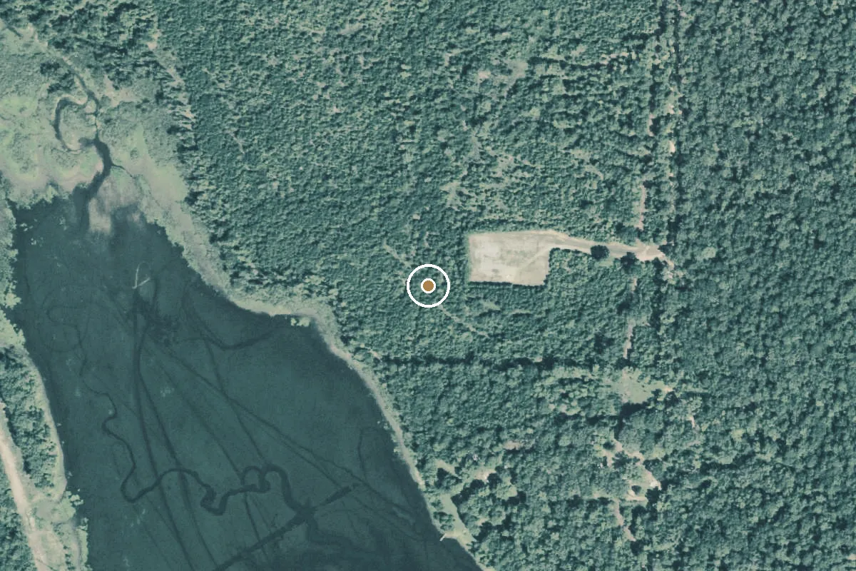 Aerial view of Lake Nacogdoches Boat Ramp