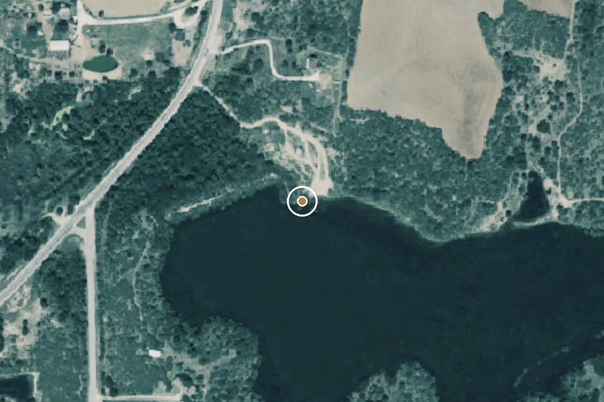 Aerial view of Lake Newcastle Boat Ramp