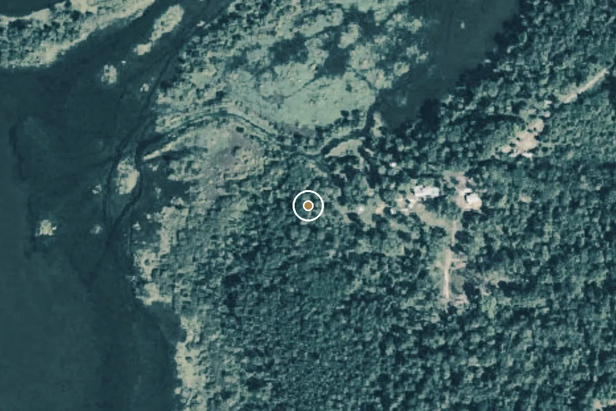 Aerial view of Lake O' the Pines Boat Ramp