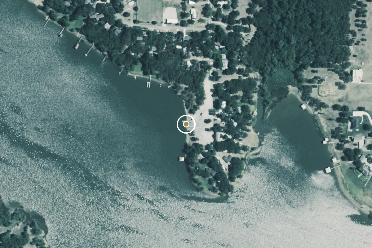 Aerial view of Lake Park Boat Ramp