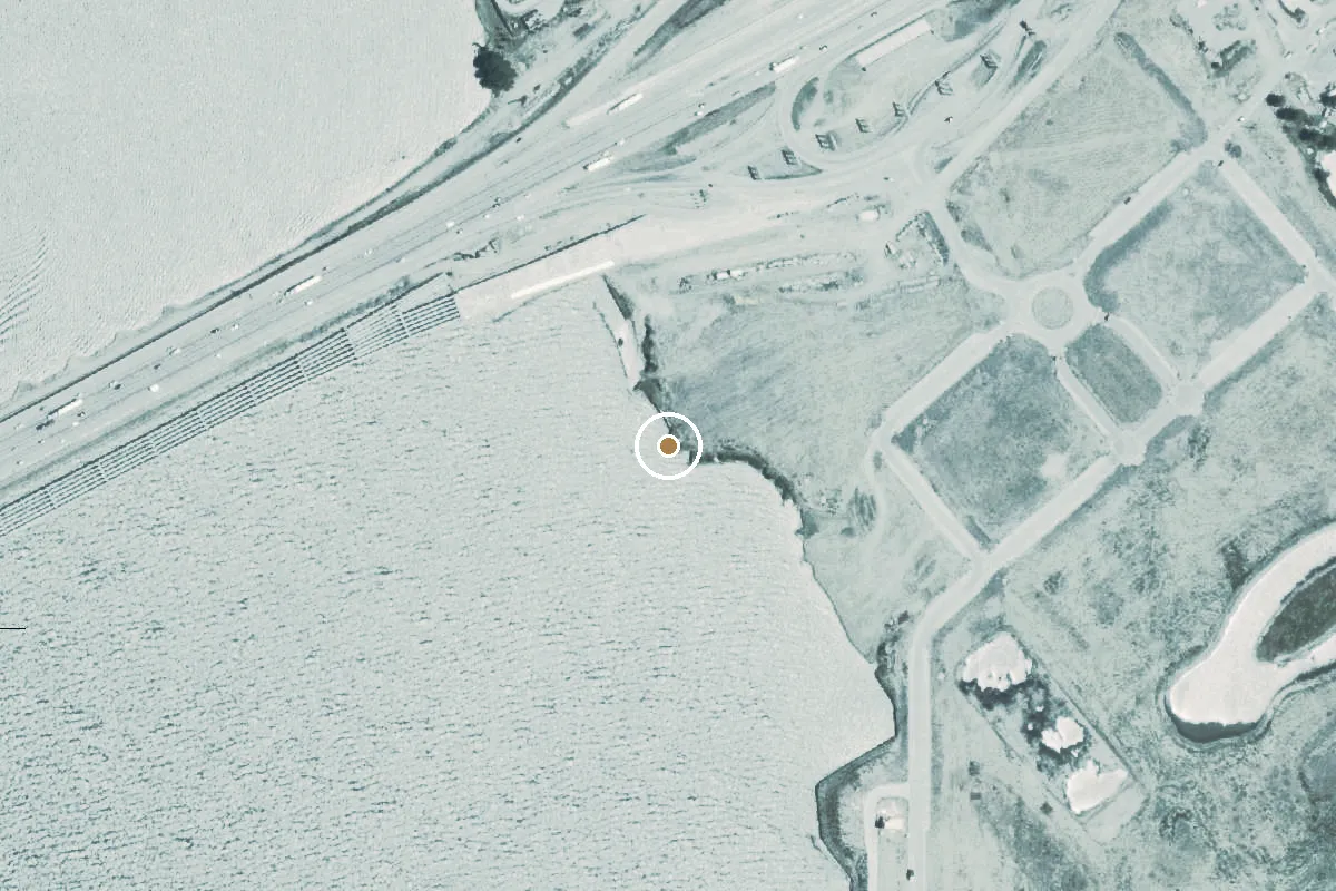 Aerial view of Lake Ray Hubbard Boat Ramp
