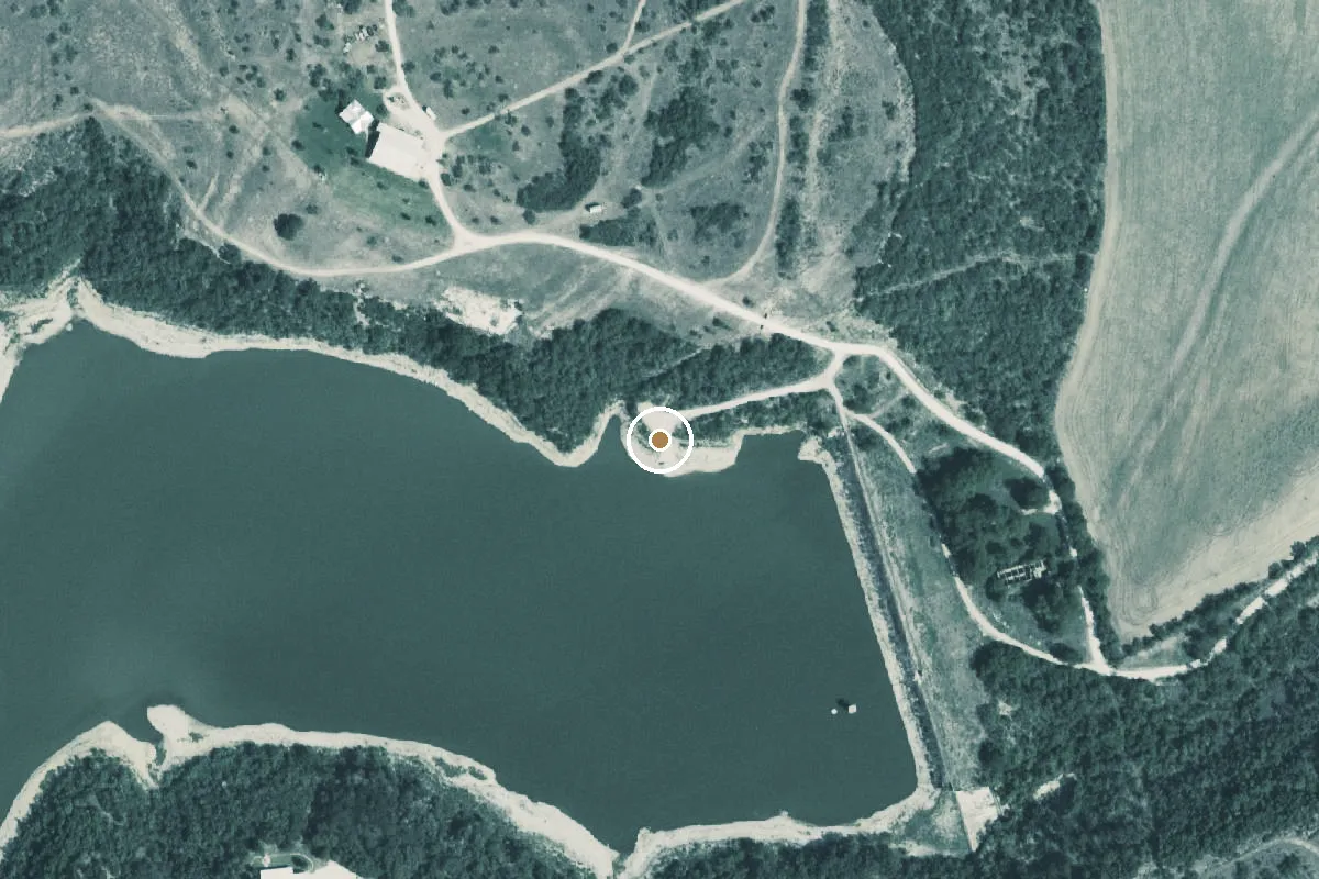 Aerial view of Lake Scarborough Boat Ramp