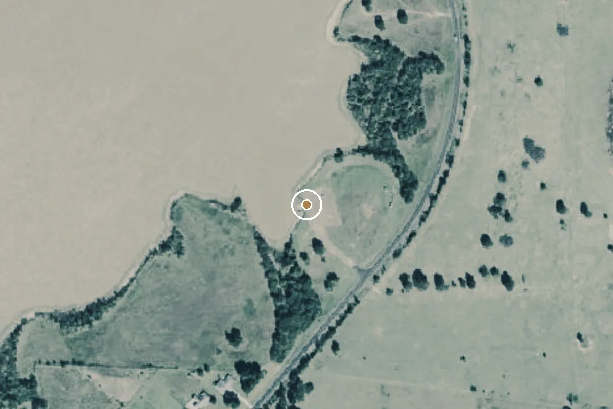 Aerial view of Lake Sulphur Springs Boat Ramp