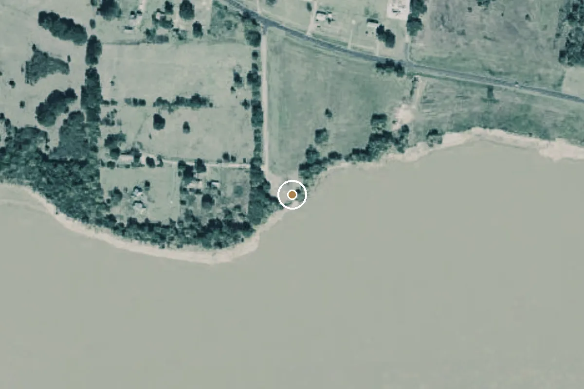 Aerial view of Lake Sulphur Springs Boat Ramp