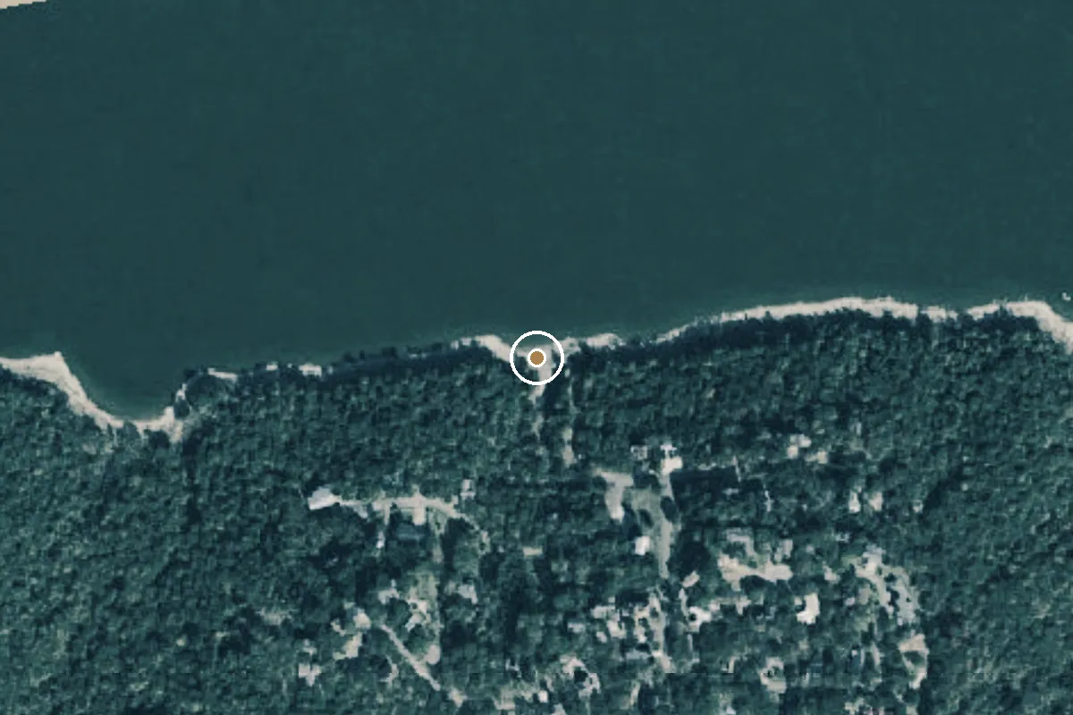 Aerial view of Lake Texoma Boat Ramp