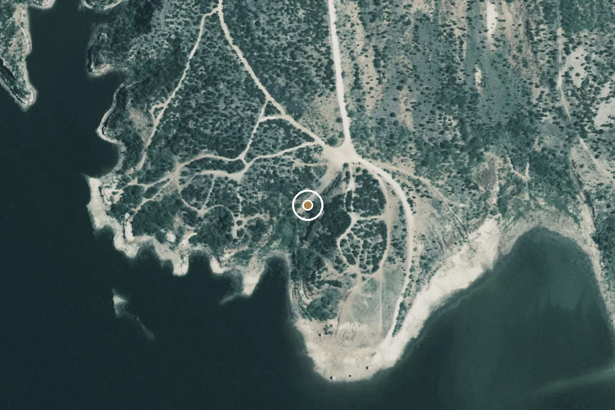 Aerial view of Lake View Park Boat Ramp
