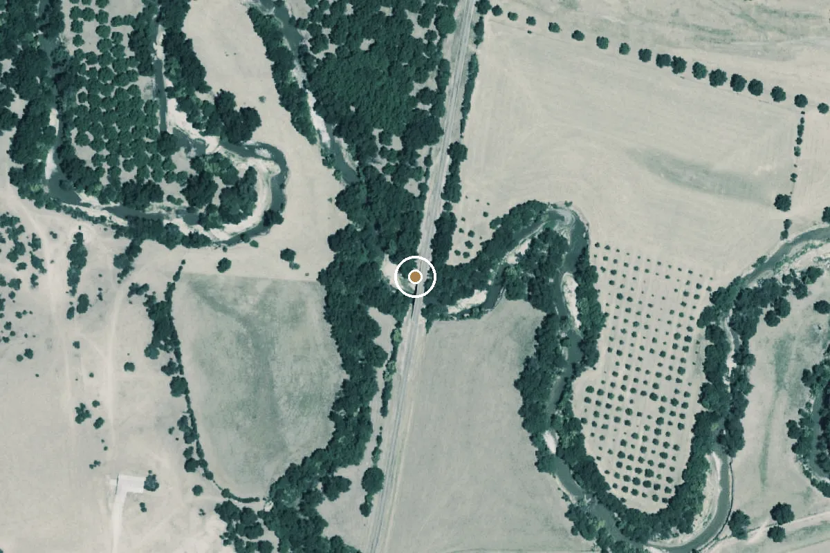 Aerial view of Leon River Boat Ramp