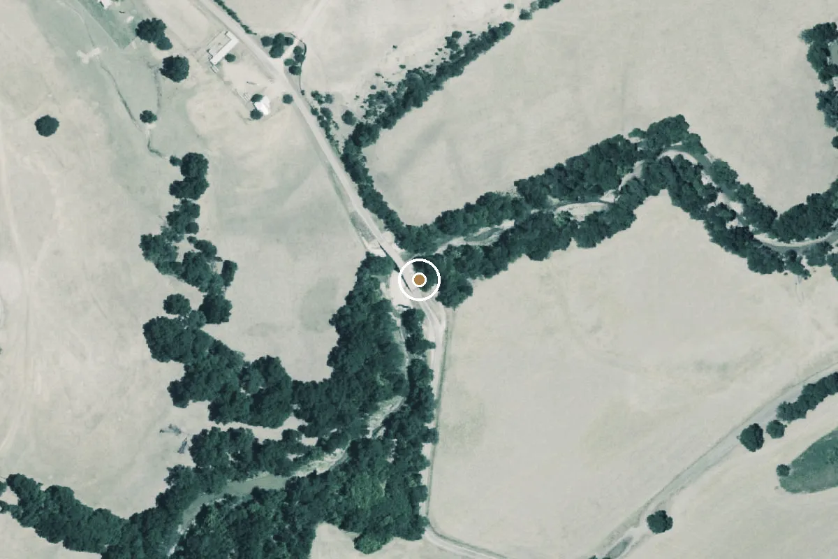 Aerial view of Leon River Boat Ramp