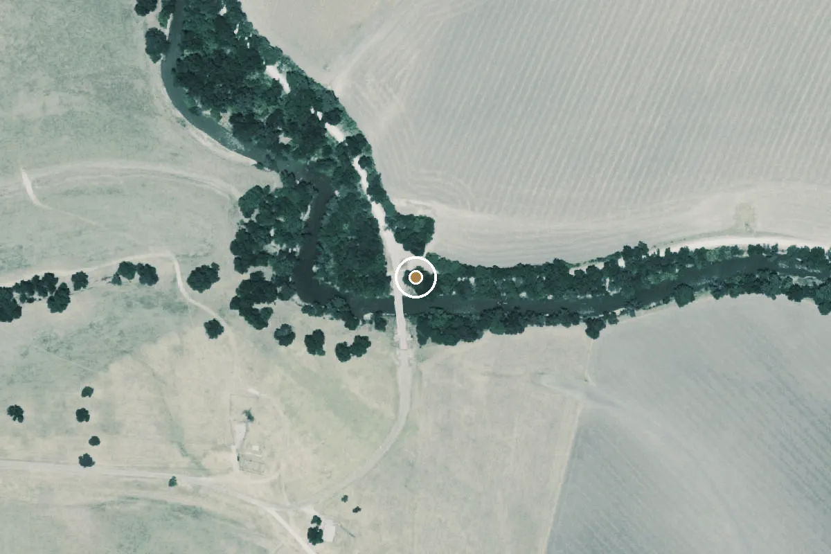 Aerial view of Leon River Boat Ramp