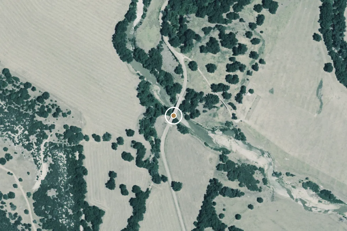 Aerial view of Leon River Boat Ramp