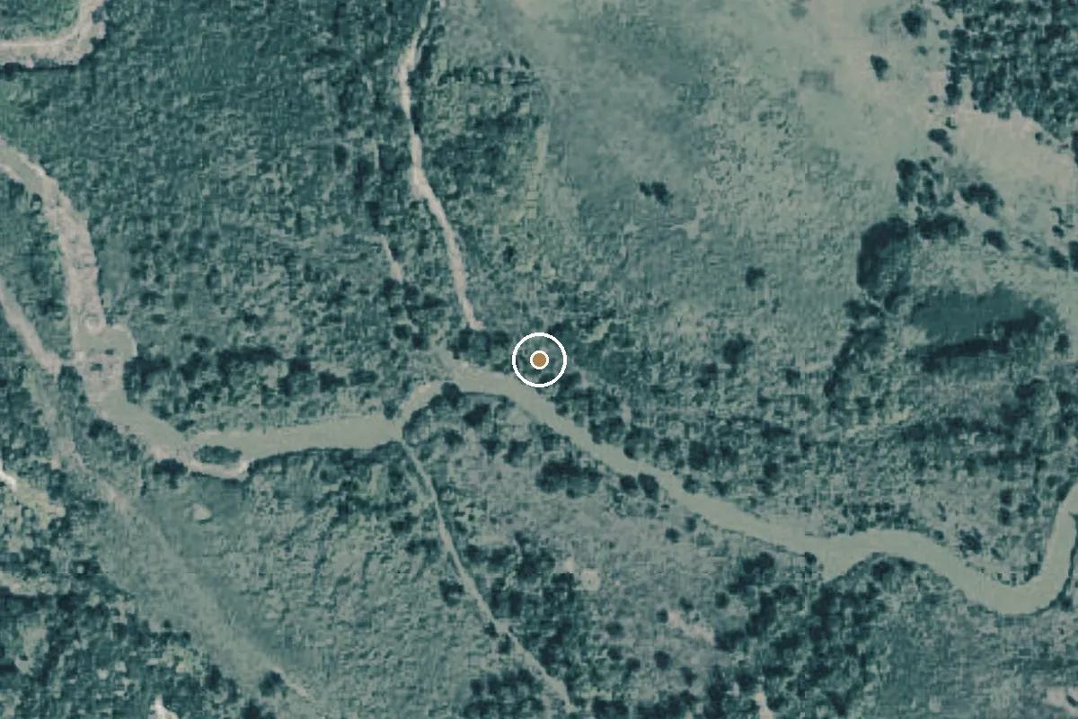Aerial view of Leon River Boat Ramp