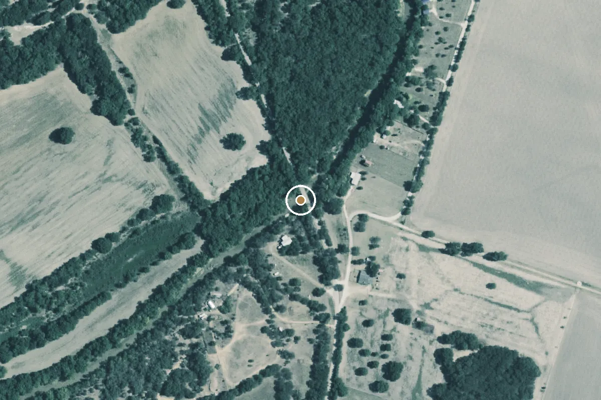 Aerial view of Leon River Boat Ramp
