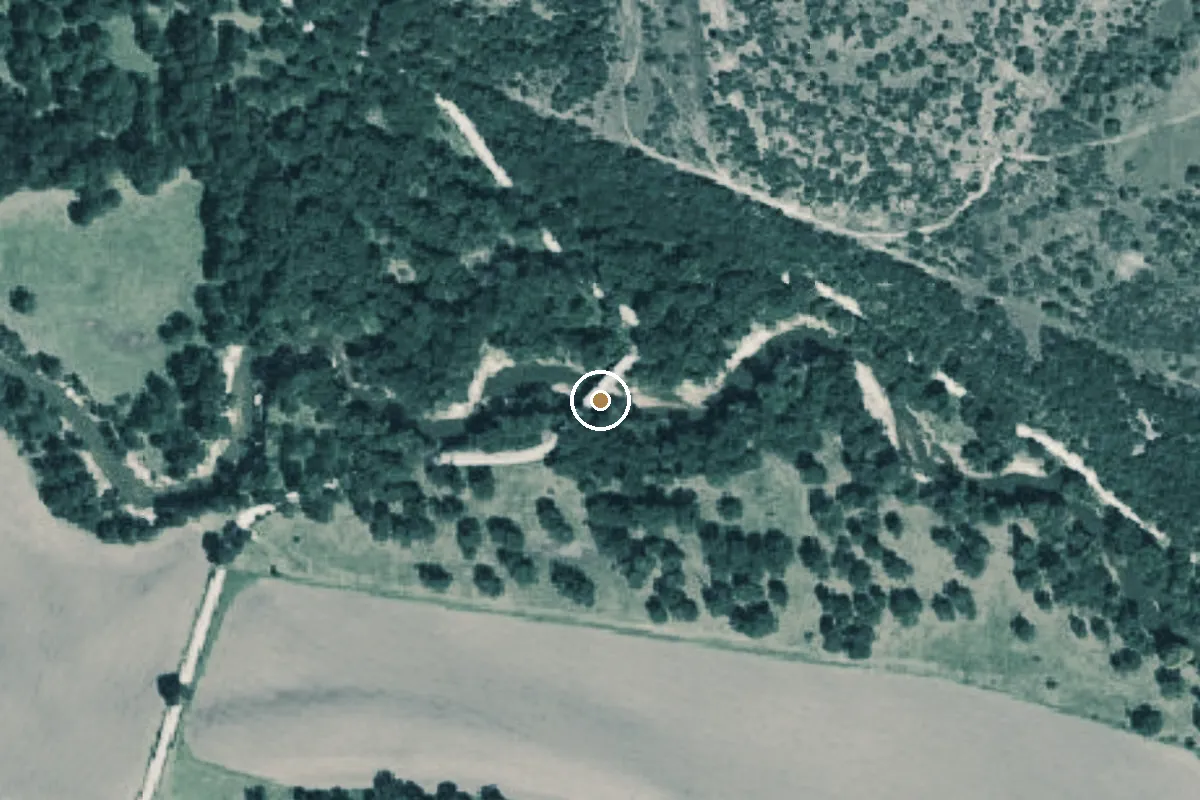 Aerial view of Leon River Boat Ramp