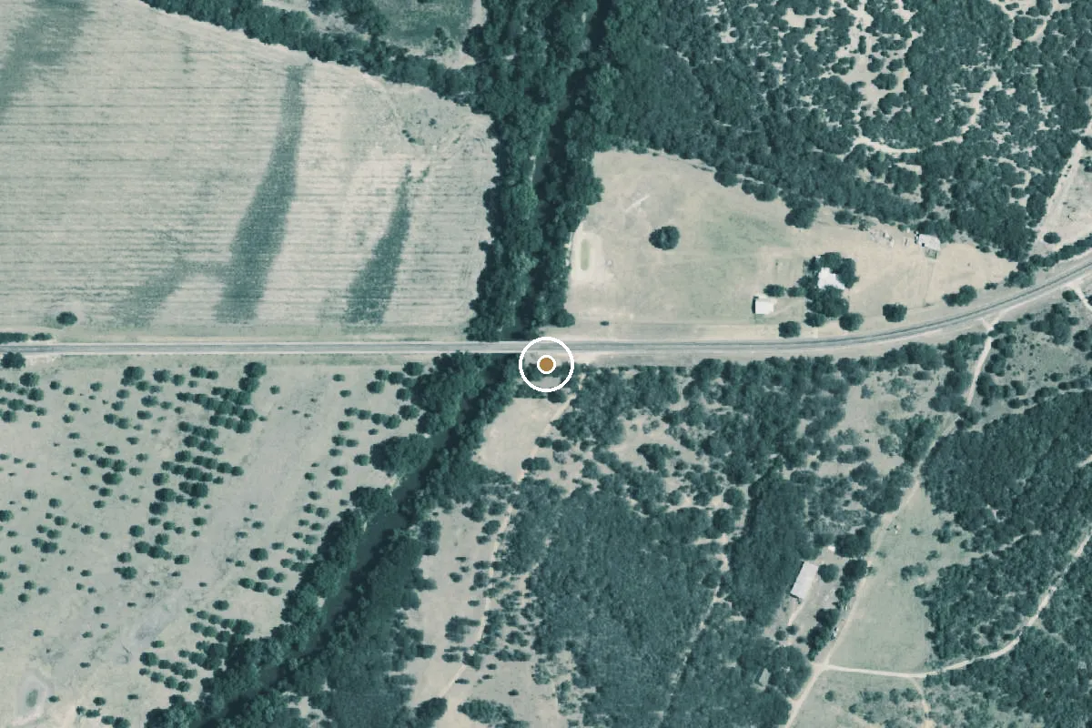 Aerial view of Leon River Boat Ramp